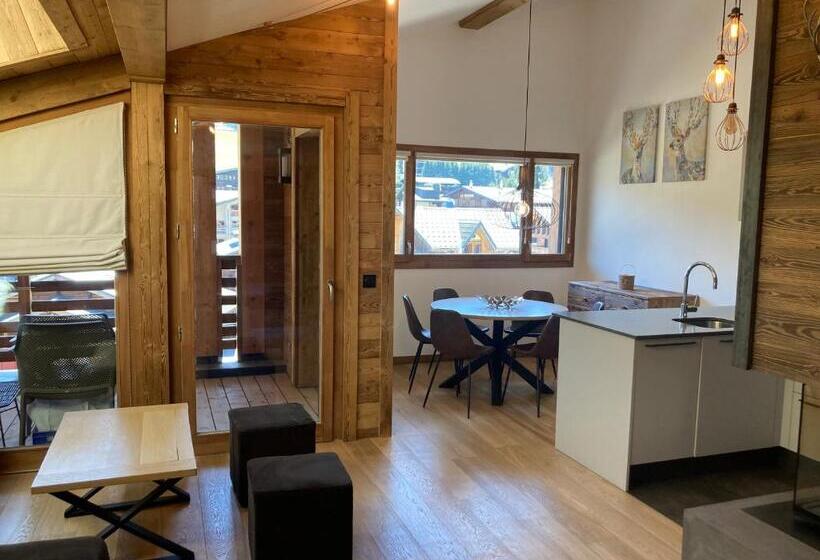 Апартаменты 1 Спальня, Le Lodge Chasse Montagne