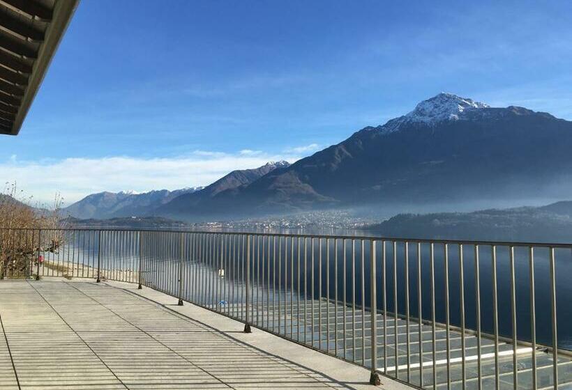 标准间带露台, Lake Como Beach Hostel