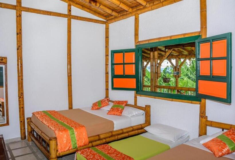 4인용 스탠다드 룸, Finca Hotel La Dulcera
