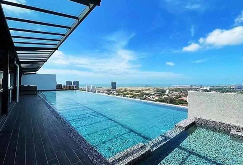 آپارتمان 1 خوابه با بالکن, Mykeythe Quartz A 06 03a Melaka City