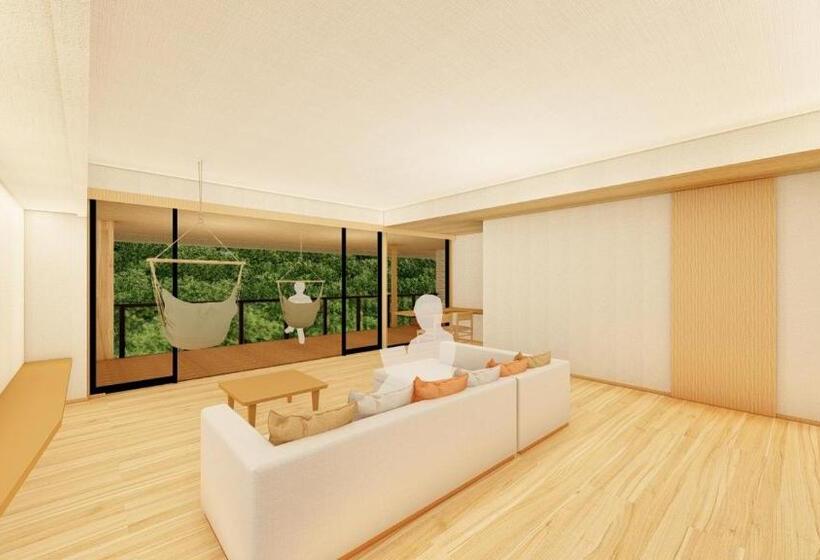 سوییت با چشم‌انداز کوه, Sakunami Onsen Yuzukushi Salon Ichinobo