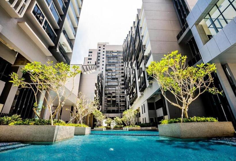 آپارتمان 1 خوابه با چشم‌انداز دریا, Thermospace Imperio A 25 10 Melaka City