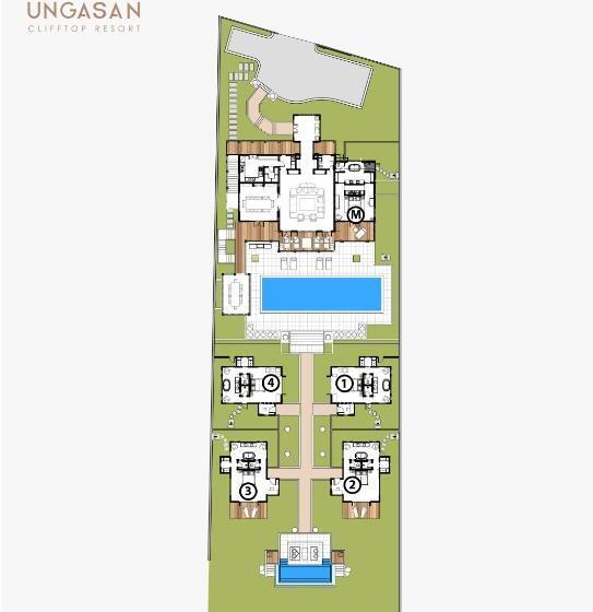 Вилла 5 Спален, The Ungasan Clifftop Resort