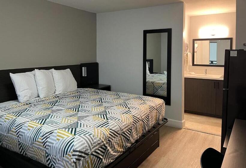 Номер Стандарт Кровать Кинг Адаптированный для Инвалидов, Studio 6 Conroe, Tx