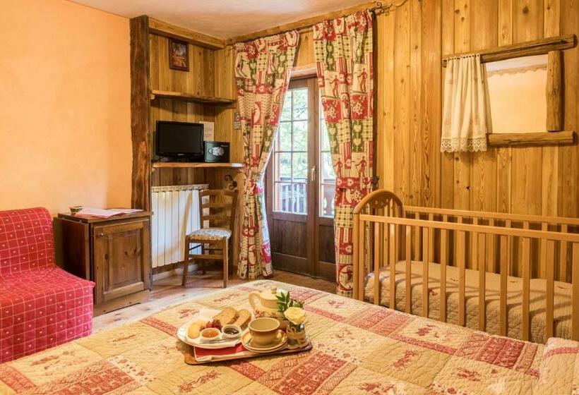 트리플 스탠다드 전망룸, Albergo Boule De Neige