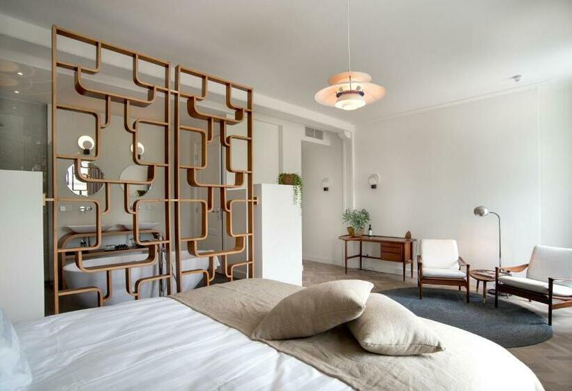 带大床的套房, Boutique Hotel De Witte Dame