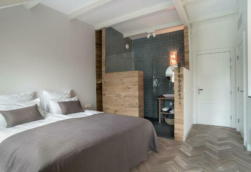 带大床的豪华间, Boutique Hotel De Witte Dame