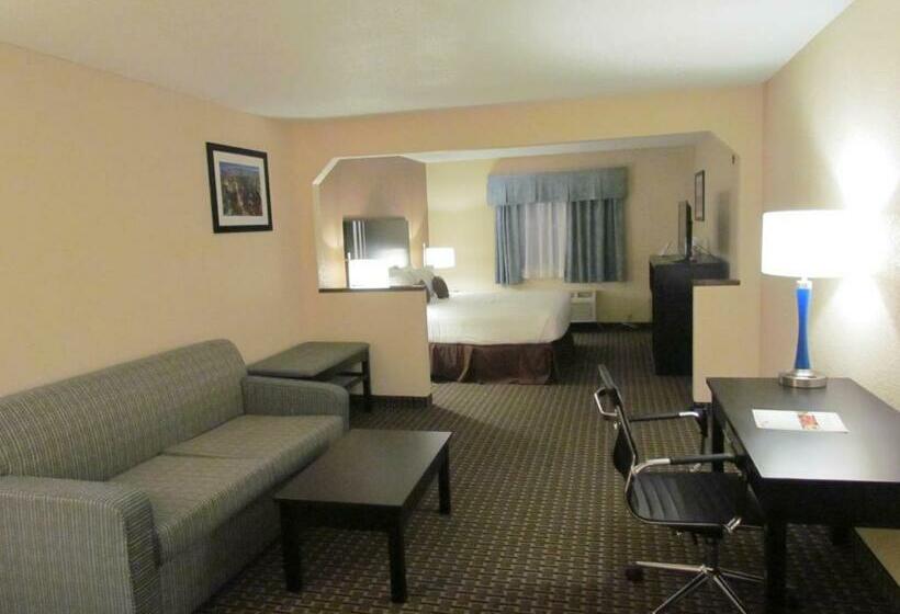 キングサイズベッドのスイートルーム, Ramada By Wyndham Glendale Heights/lombard