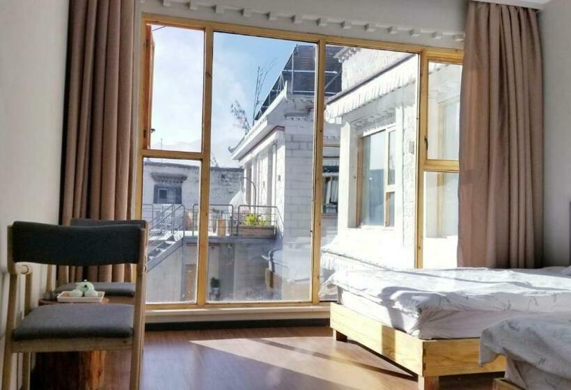 스탠다드 룸 더블 침대 2개, Fengma Feiyang Hostel