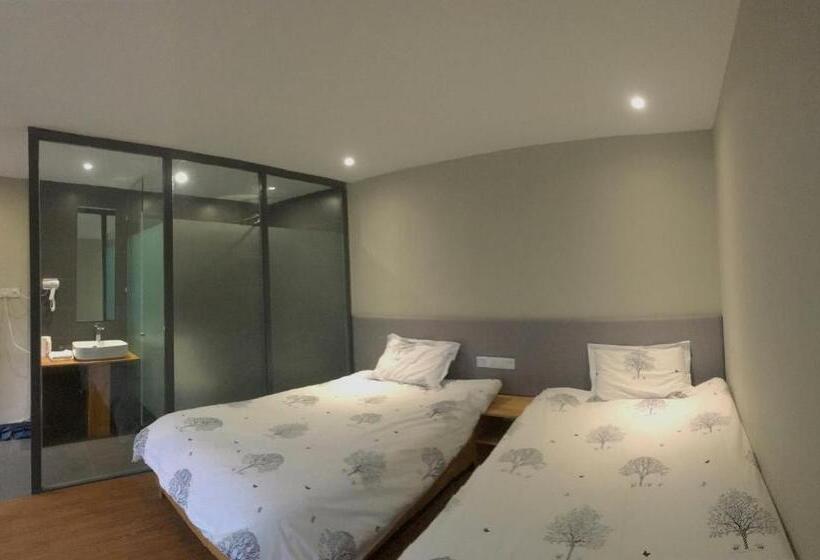 스탠다드 룸 더블 침대 2개, Fengma Feiyang Hostel