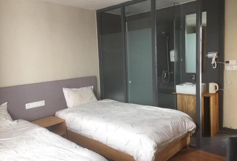 스탠다드 룸 더블 침대 2개, Fengma Feiyang Hostel