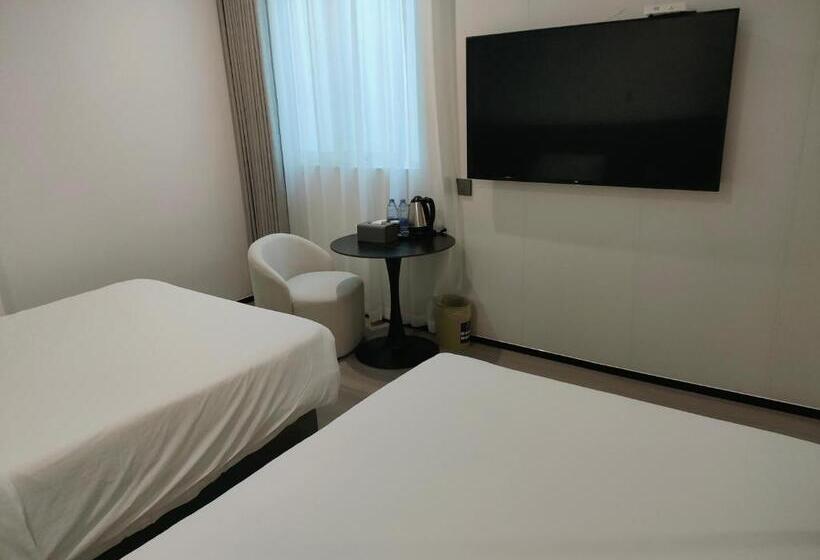 高级大房间, Shanghai Ange Hotel   Next To Longyang Road Subway Station, Near New Internatonal Expo Center