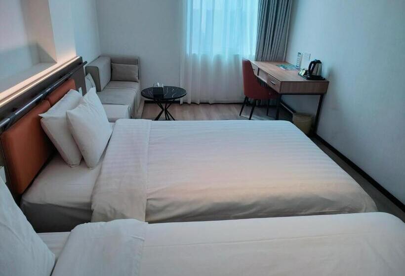 豪华房间, Shanghai Ange Hotel   Next To Longyang Road Subway Station, Near New Internatonal Expo Center