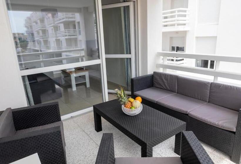 آپارتمان 2 خوابه با تراس, My Hôtel Résidences   Port Leucate