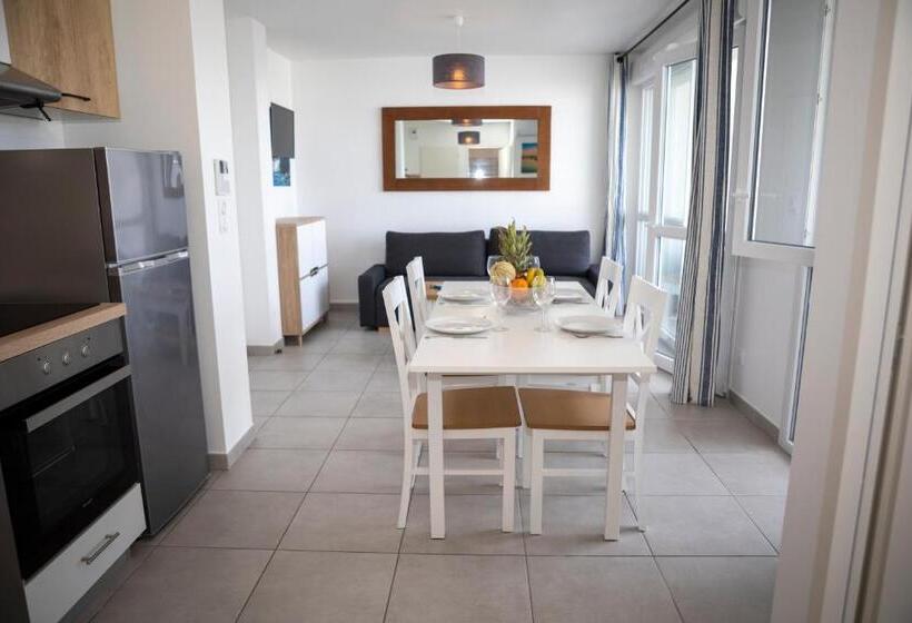 آپارتمان 2 خوابه با تراس, My Hôtel Résidences   Port Leucate