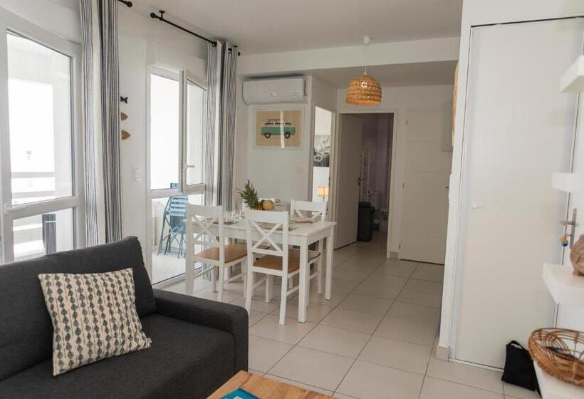 آپارتمان 1 خوابه با چشم‌انداز باغ, My Hôtel Résidences   Port Leucate