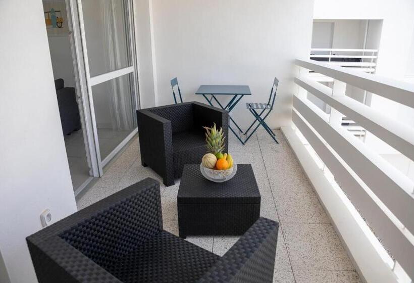 آپارتمان 1 خوابه با چشم‌انداز باغ, My Hôtel Résidences   Port Leucate