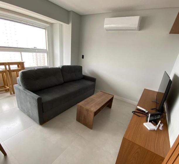 침실 1개 바다 전망 아파트, Linda Cobertura Vista Mar No Residencial Affinity