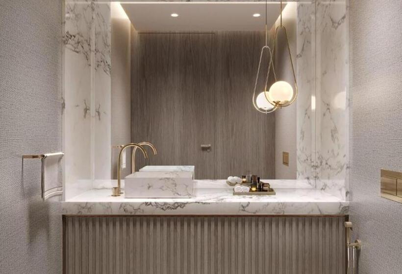 带大床的标准工作室, Intercontinental Residences Dubai Business Bay, An Ihg
