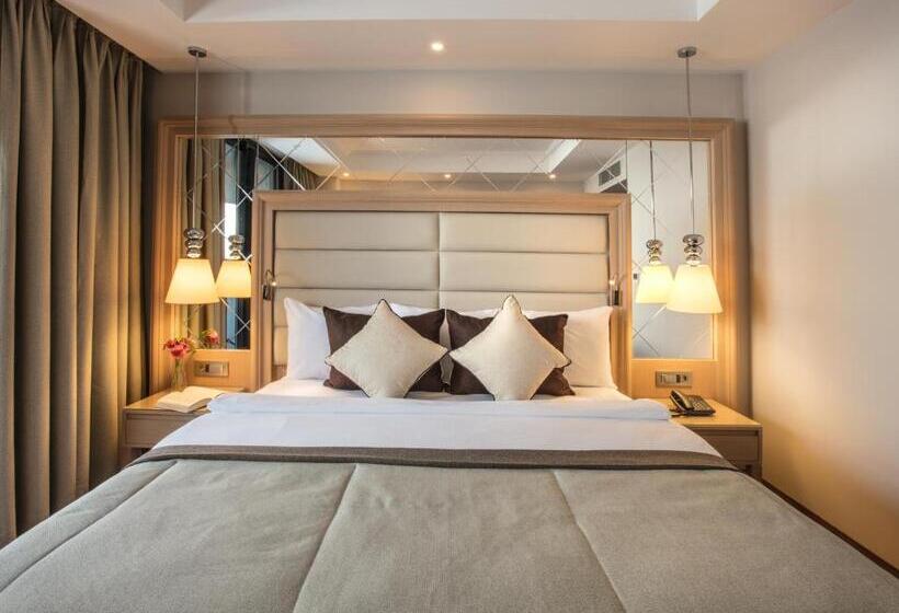 اتاق خانوادگی با چشم‌انداز باغ, Korumar Ephesus Beach & Spa Resort Ultra All Inclusive