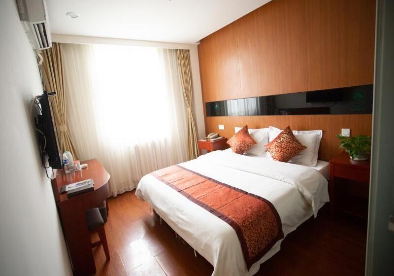 اتاق استاندارد با تخت بزرگ, Greentree Inn Tianjin Ji County South Yuyang Road Gulou Square Express