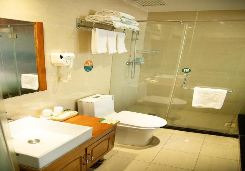 اتاق استاندارد با تخت بزرگ, Greentree Inn Tianjin Ji County South Yuyang Road Gulou Square Express