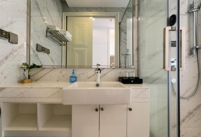 Апартаменты 1 Спальня Вид на Город, Xiamen Ocean View Suite   Xiamen University Twin Towers Branch