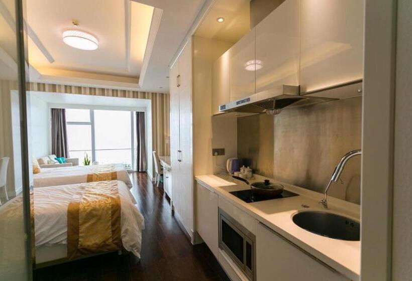 Апартаменты 1 Спальня Вид на Море, Xiamen Ocean View Suite   Xiamen University Twin Towers Branch