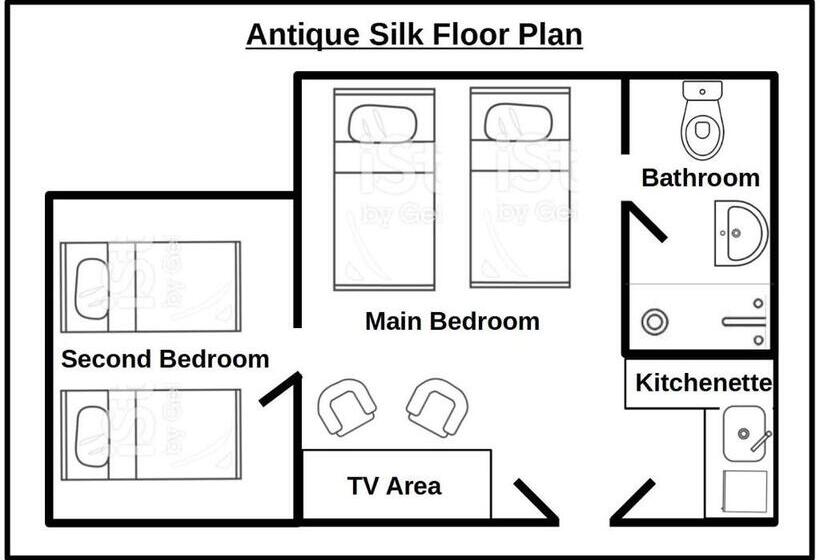 Люкс, Antique Silk Self Catering Unit