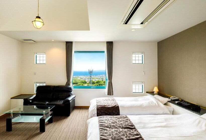 Triple Room Sea View, 別府観光ホテルエース