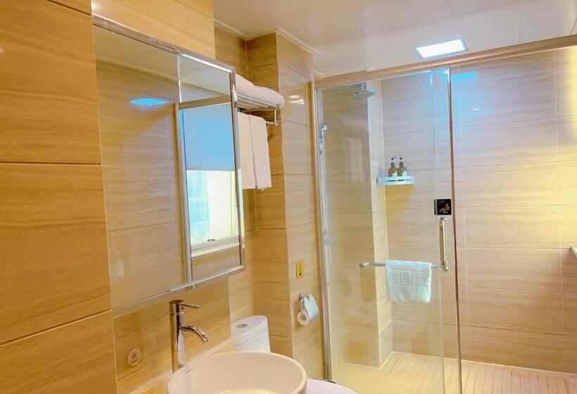 Номер Deluxe, Poltton International Apartment City Center Wanda Plaza Branch