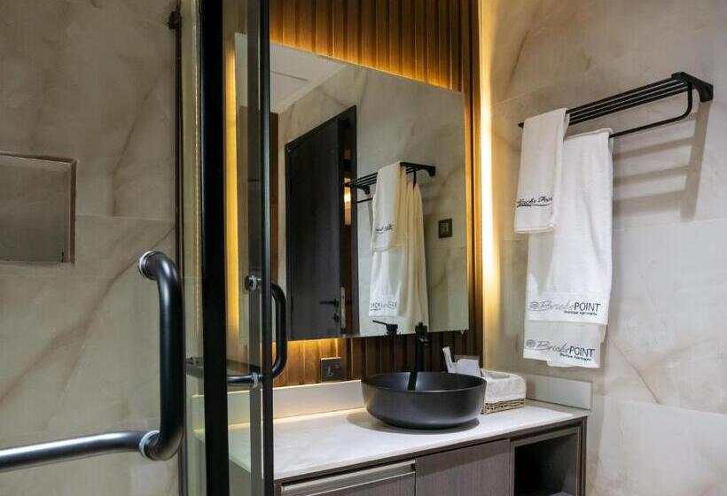 آپارتمان 1 خوابه با چشم‌انداز, Brickspoint Boutique Apart