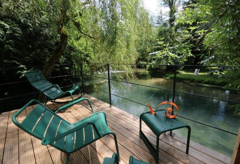 Шале 1 Спальня, La Cabane Du Pont De L Ignon Spa Hébergement Atypique Tout Confort En Bourgogne