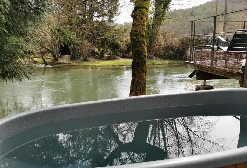 Шале 1 Спальня, La Cabane Du Pont De L Ignon Spa Hébergement Atypique Tout Confort En Bourgogne