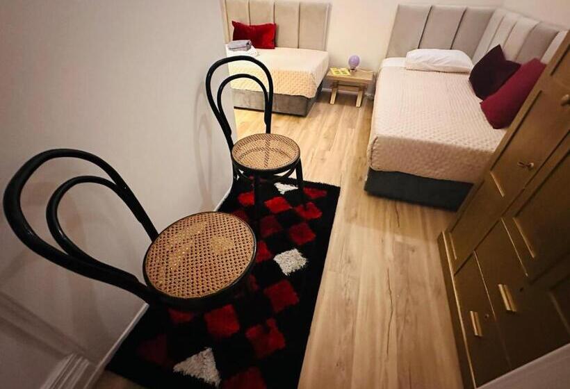 اتاق استاندارد با چشم‌انداز باغ, Azor International Hostel