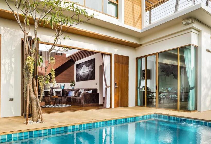 수영장이 있는 3베드룸 빌라, Itz Time Hua Hin Pool Villa