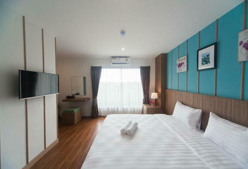 Стандартный Номер Кровать Кинг, Anchan Laguna Hotel โรงแรมอัญชันลากูน่า