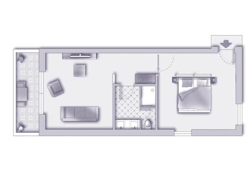 1 Schlafzimmer Apartment, Sonnenresort Ettershaus