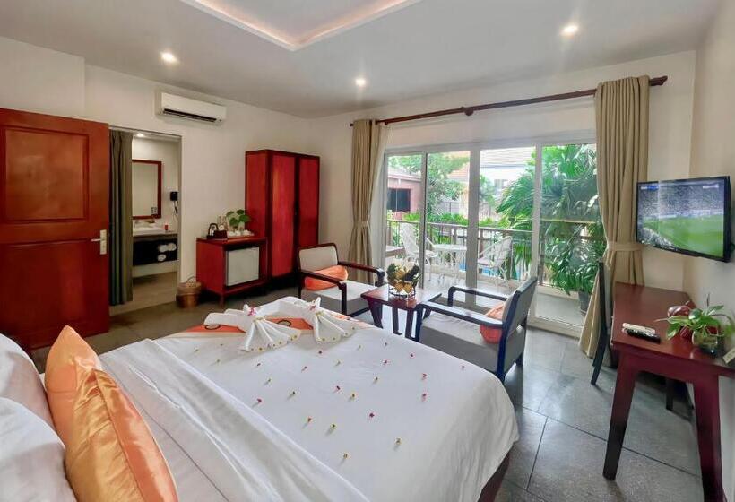 带大床的套房, Indra Angkor Residence