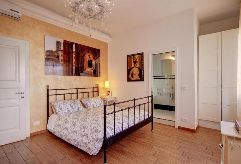 اتاق استاندارد چهارنفره با چشم‌انداز باغ, Cento Passi Dal Duomo B&b
