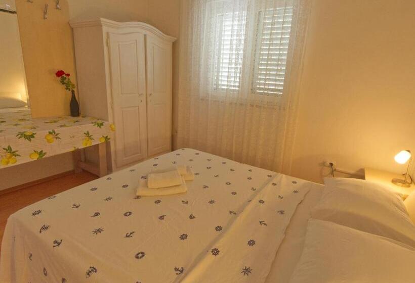 اتاق استاندارد سه تخته با سرویس بهداشتی مشترک, Guest House Sunce, Traveler S Choice Best Panoramic View, Supetar Island Brac