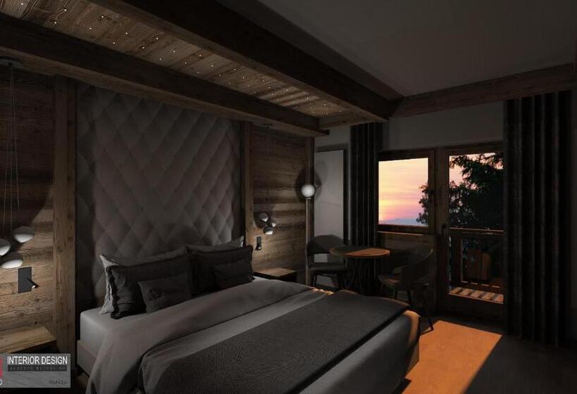 带山景的复式房间, B&b Cèsa Planber Mountain View Ski In Ski Out