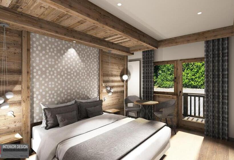Hegyre Néző Deluxe Szoba, B&b Cèsa Planber Mountain View Ski In Ski Out