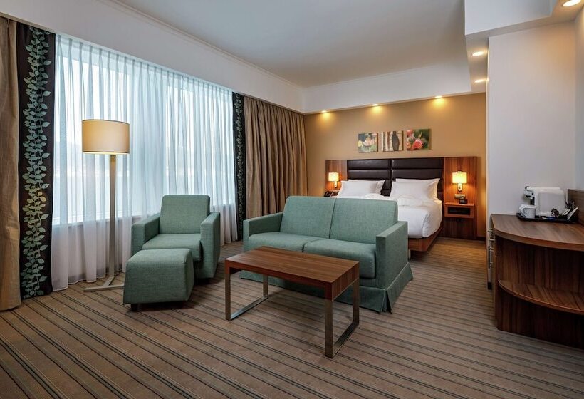 اتاق لوکس با چشم‌انداز دریا, Hilton Garden Inn Novorossiysk