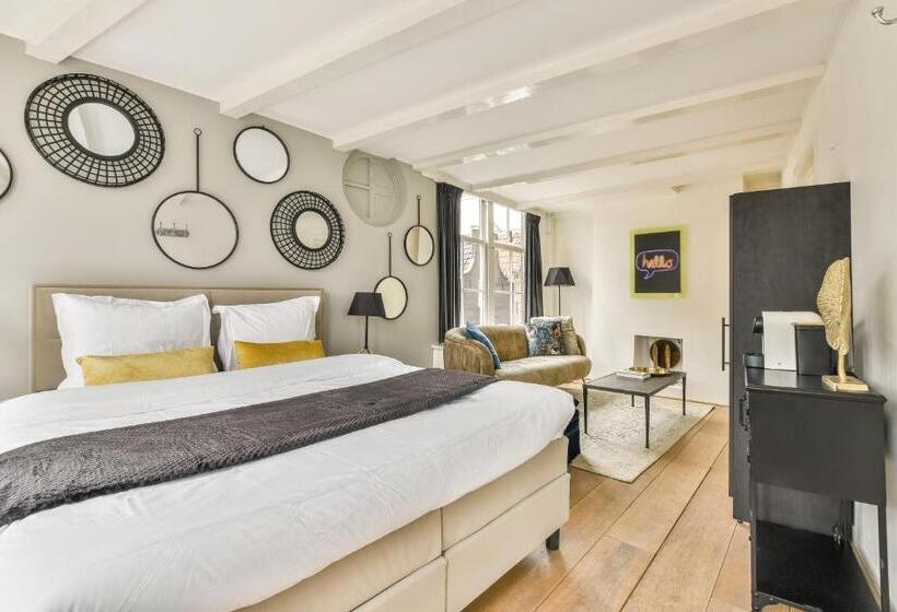 Люкс с Видом, Spiegelgracht Apartments With Canal View