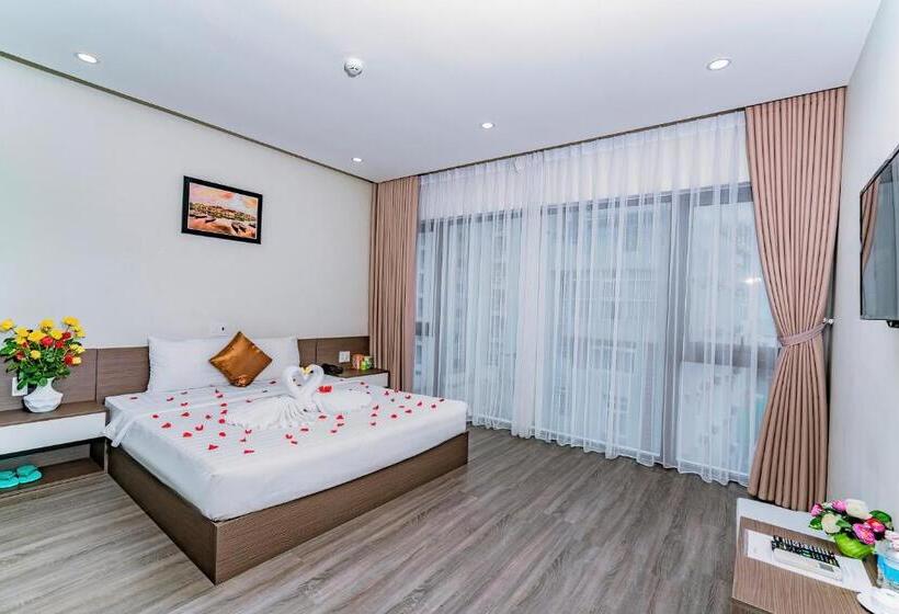 اتاق لوکس با چشم‌انداز دریا, The Shann Hotel Danang