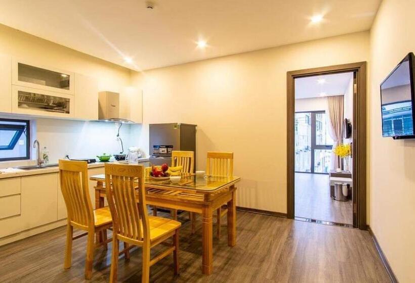 آپارتمان 1 خوابه با چشم‌انداز دریا, The Shann Hotel Danang