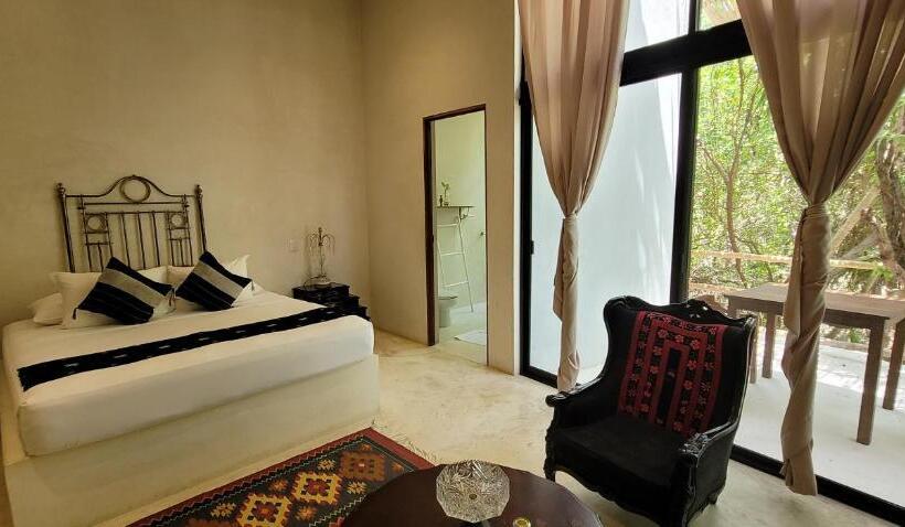 キングサイズベッド、ビュー付きデラックスルーム, Casa Ambar Hotel & Boutique   Located In The Heart Of Tulum Hotel Zone