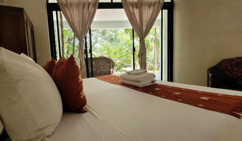 キングサイズベッド、ビュー付きデラックスルーム, Casa Ambar Hotel & Boutique   Located In The Heart Of Tulum Hotel Zone