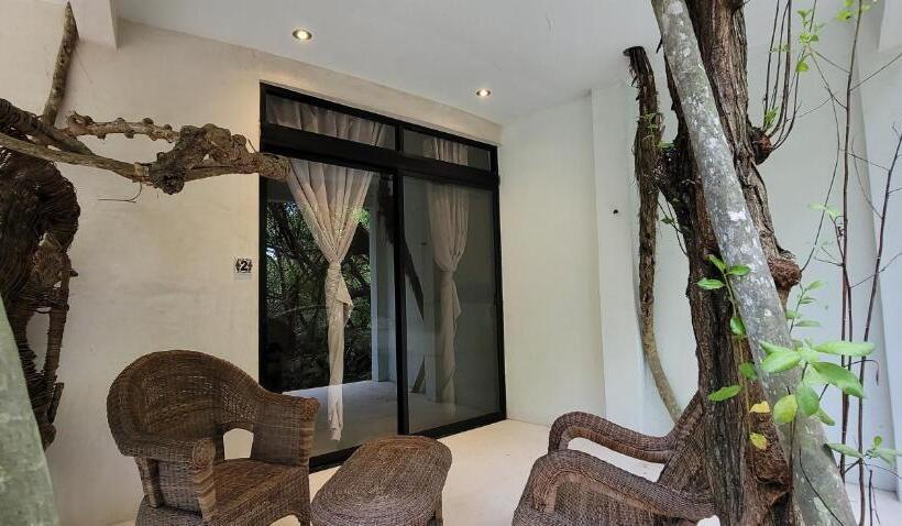 キングサイズベッド、ビュー付きデラックスルーム, Casa Ambar Hotel & Boutique   Located In The Heart Of Tulum Hotel Zone